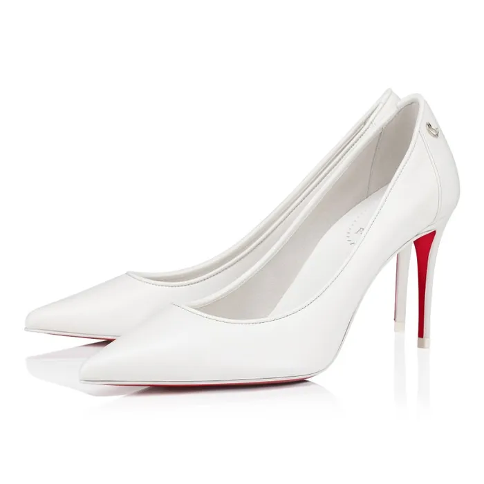 Christian Louboutin Pumps Women Sporty Kate Pumps 8211 Nappa Leather 8211 Bianco Christian Louboutin Pumps Women Sporty Kate Pumps 8211 Nappa Leather 8211 Bianco