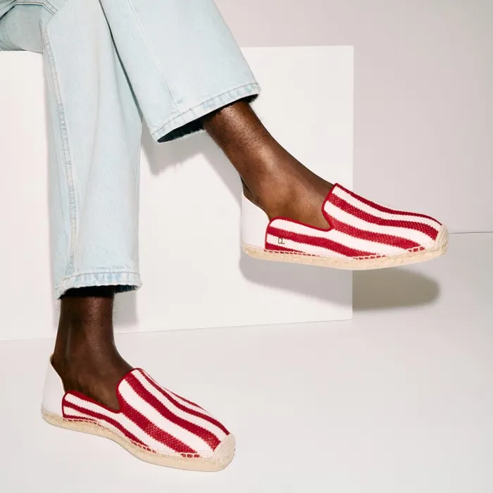 Christian Louboutin Sandals and Espadrilles Men Espadon AC Espadrilles 8211 Malha Printed Fabric 8211 Loubi Christian Louboutin Sandals and Espadrilles Men Espadon AC Espadrilles 8211 Malha Printed Fabric 8211 Loubi