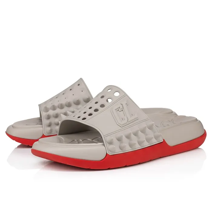 Christian Louboutin Sandals and Espadrilles Men Take It Easy Mules 8211 Rubber 8211 Goose Christian Louboutin Sandals and Espadrilles Men Take It Easy Mules 8211 Rubber 8211 Goose