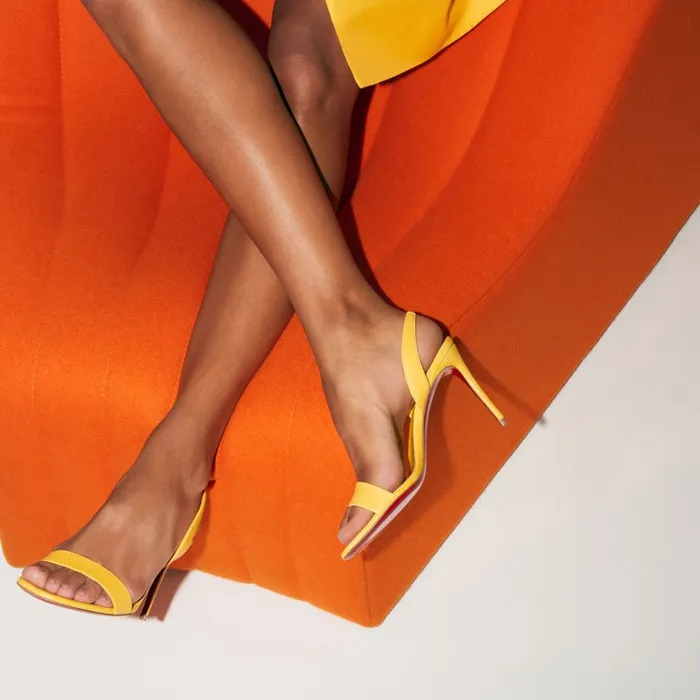 Christian Louboutin Sandals and Slides Women O Marylin 85 Mm Sandals 8211 Nappa Leather 8211 Pollen Christian Louboutin Sandals and Slides Women O Marylin 85 Mm Sandals 8211 Nappa Leather 8211 Pollen