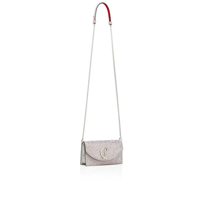 Christian Louboutin Shoulder Bags Women Loubi54 Clutch 8211 Strass 8211 Aurore Borale