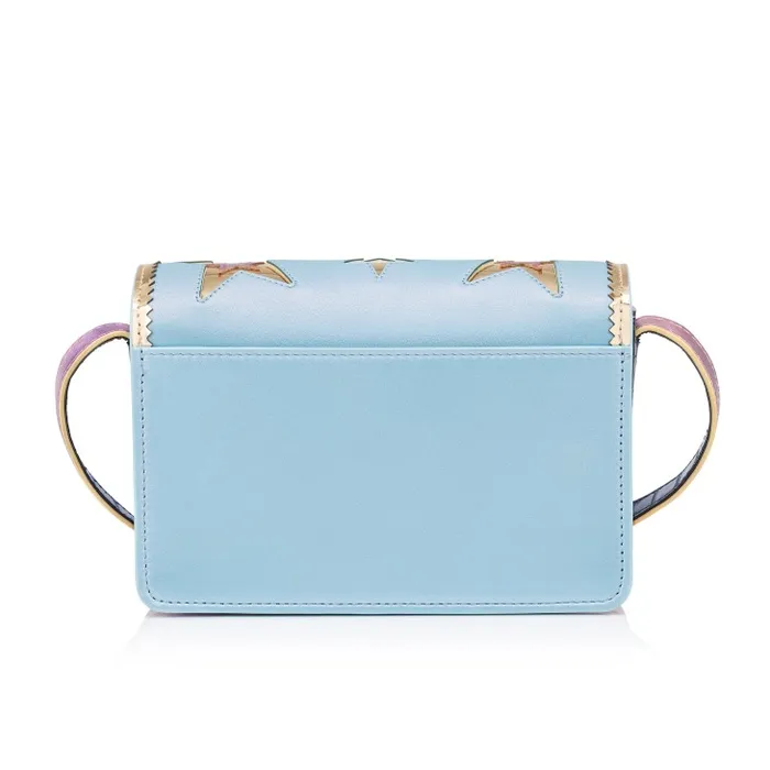 Christian Louboutin Shoulder Bags Women Loubi54 Giddy Crossbody Bag 8211 Calf Leather And Laminated Leather 8211 Mineral