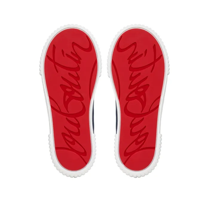 Christian Louboutin Sneakers Kids Pedrito Sneakers 8211 Olona Canva 8211 Navy