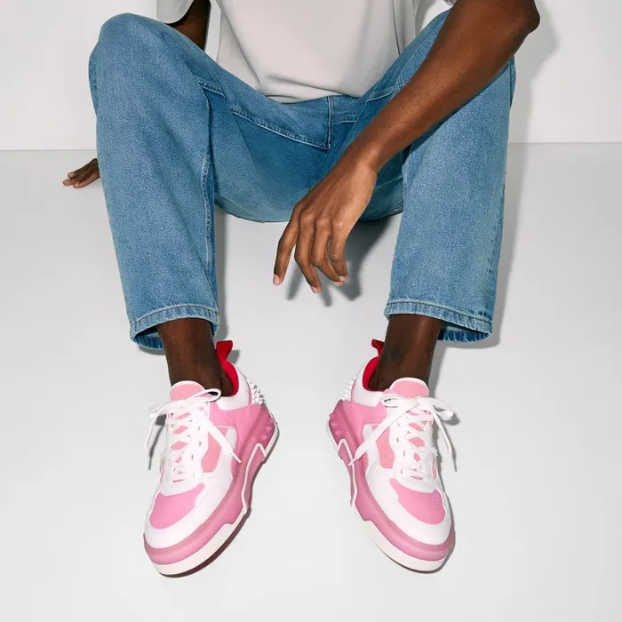 Christian Louboutin Sneakers Men Astroloubi Sneakers 8211 Calf Leather And Nappa Leather 8211 Calipso Christian Louboutin Sneakers Men Astroloubi Sneakers 8211 Calf Leather And Nappa Leather 8211 Calipso