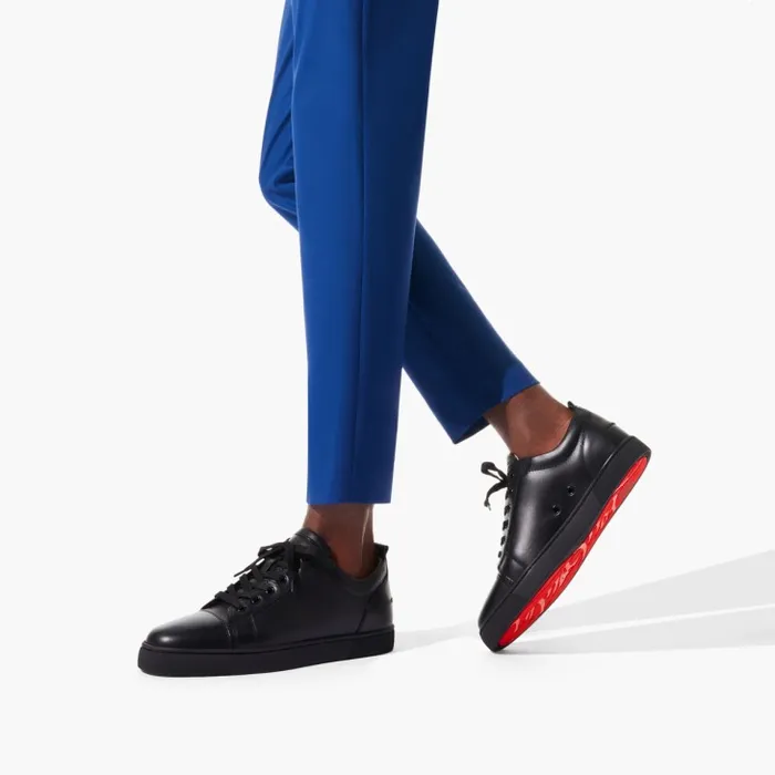Christian Louboutin Sneakers Men Louis Junior Sneakers 8211 Calf Leather 8211 Black Christian Louboutin Sneakers Men Louis Junior Sneakers 8211 Calf Leather 8211 Black