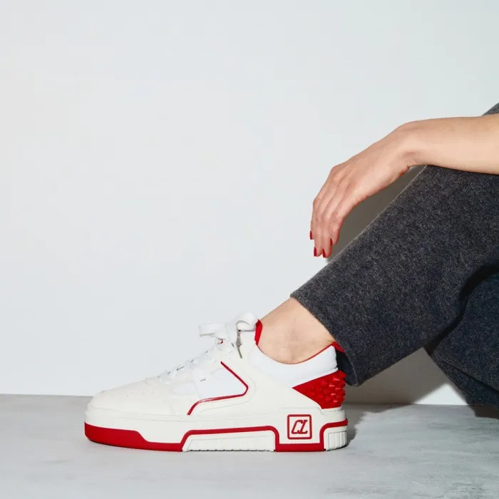 Christian Louboutin Sneakers Women Astroloubi Sneakers 8211 Calf Leather Suede And Nappa Leather 8211 White Christian Louboutin Sneakers Women Astroloubi Sneakers 8211 Calf Leather Suede And Nappa Leather 8211 White
