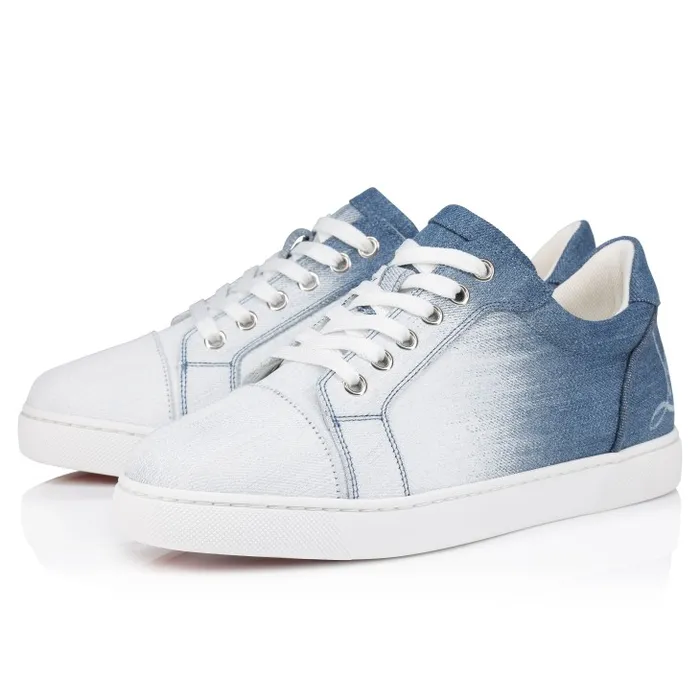 Christian Louboutin Sneakers Women Fun Vieira Sneakers 8211 Denim Brushed Effect 8211 Denim