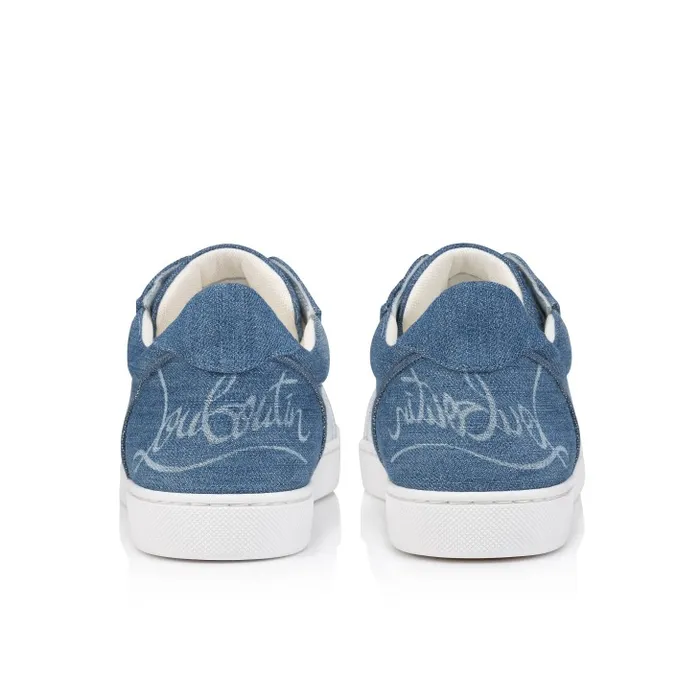 Christian Louboutin Sneakers Women Fun Vieira Sneakers 8211 Denim Brushed Effect 8211 Denim