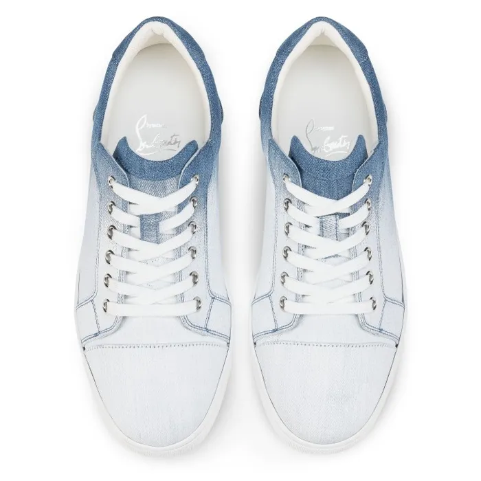 Christian Louboutin Sneakers Women Fun Vieira Sneakers 8211 Denim Brushed Effect 8211 Denim