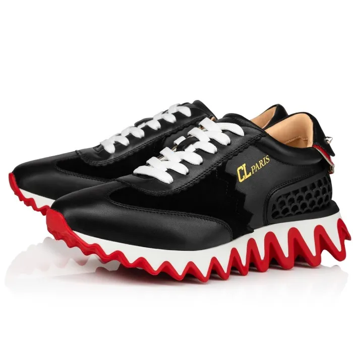 Christian Louboutin Sneakers Women Loubishark Sneakers 8211 Calf Leather And Veau Velours 8211 Black Christian Louboutin Sneakers Women Loubishark Sneakers 8211 Calf Leather And Veau Velours 8211 Black