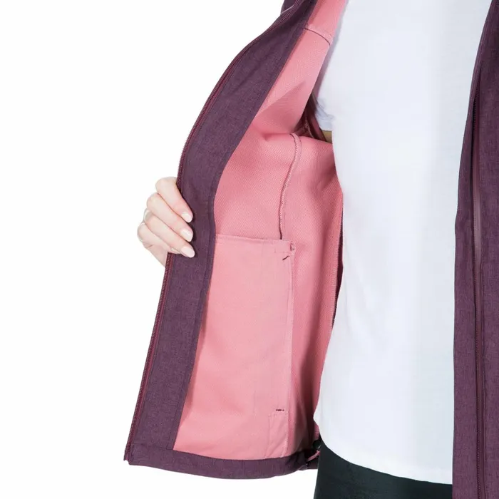 Claren II DLX Softshell Jacket Fig Marl Women Trespass Softshell Jackets