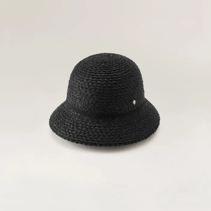 Cloche Hats Helen Kaminski Viola Charcoalblack