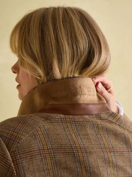 Coats and Jackets Women Joules Check Tweed Suit Blazer