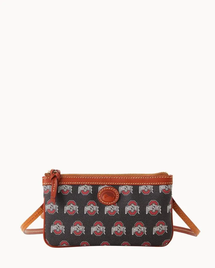 Collegiate Ohio State University Large Slim Crossbody Ohio State Women Dooney and Bourke Crossbodies Collegiate Ohio State University Large Slim Crossbody Ohio State Women Dooney and Bourke Crossbodies