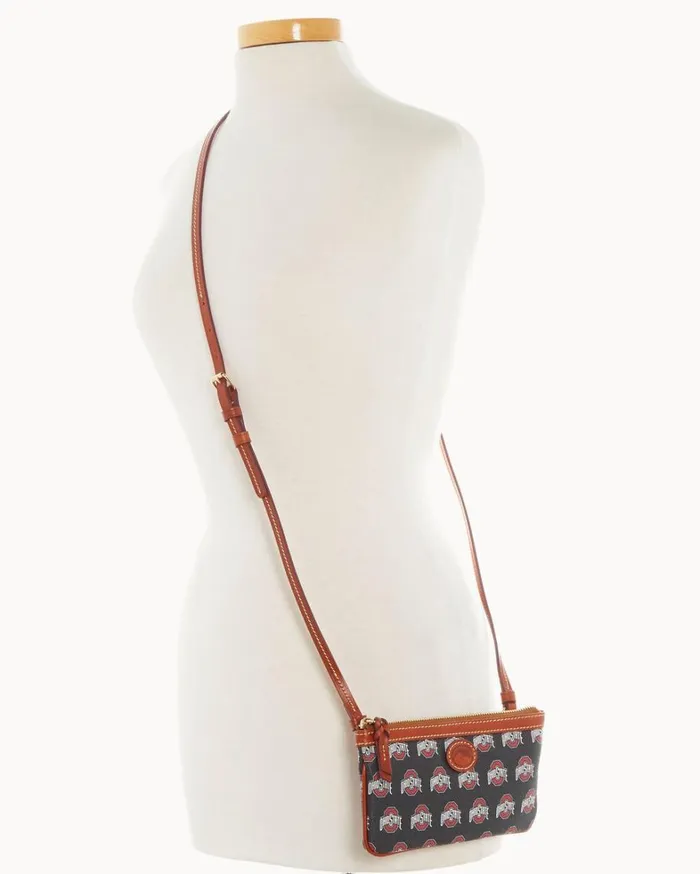 Collegiate Ohio State University Large Slim Crossbody Ohio State Women Dooney and Bourke Crossbodies Collegiate Ohio State University Large Slim Crossbody Ohio State Women Dooney and Bourke Crossbodies