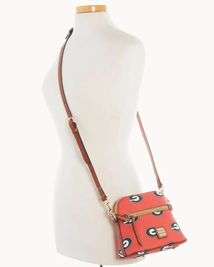 Collegiate University Of Georgia Domed Crossbody Georgia Women Dooney and Bourke Crossbodies