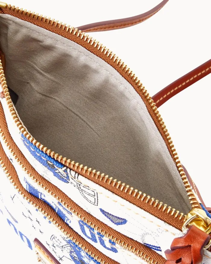 Collegiate University Of Kentucky North South Triple Zip Crossbody U Of Kentucky Women Dooney and Bourke Crossbodies Collegiate University Of Kentucky North South Triple Zip Crossbody U Of Kentucky Women Dooney and Bourke Crossbodies