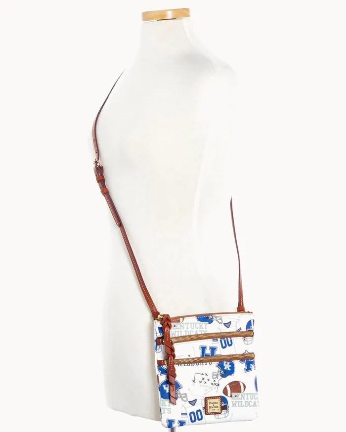 Collegiate University Of Kentucky North South Triple Zip Crossbody U Of Kentucky Women Dooney and Bourke Crossbodies Collegiate University Of Kentucky North South Triple Zip Crossbody U Of Kentucky Women Dooney and Bourke Crossbodies