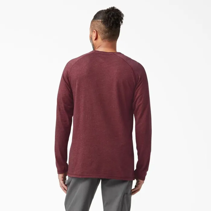 Cooling Long Sleeve Pocket TShirt Burgundy Heather Burgundy Heather byh Men Dickies Hi Vis Cooling Long Sleeve Pocket TShirt Burgundy Heather Burgundy Heather byh Men Dickies Hi Vis
