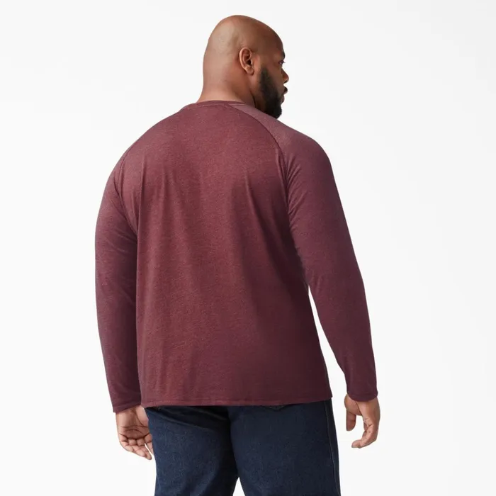 Cooling Long Sleeve Pocket TShirt Burgundy Heather Burgundy Heather byh Men Dickies Hi Vis Cooling Long Sleeve Pocket TShirt Burgundy Heather Burgundy Heather byh Men Dickies Hi Vis