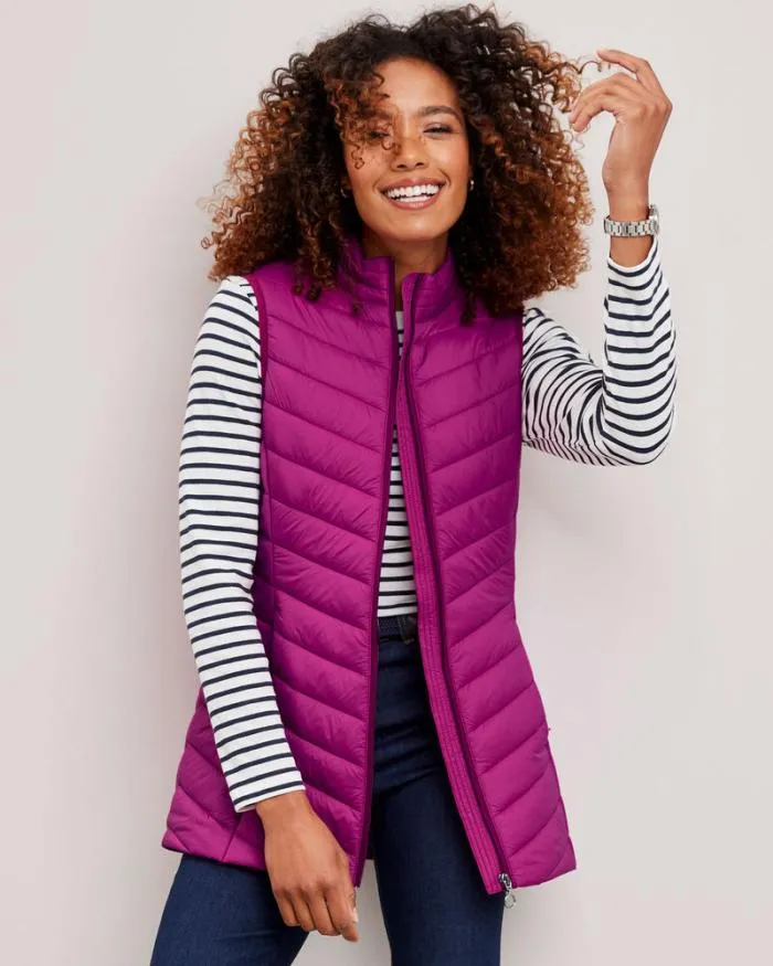 Cotton Traders Coats and Jackets MakeAMove Active Longline Gilet 8211 Women
