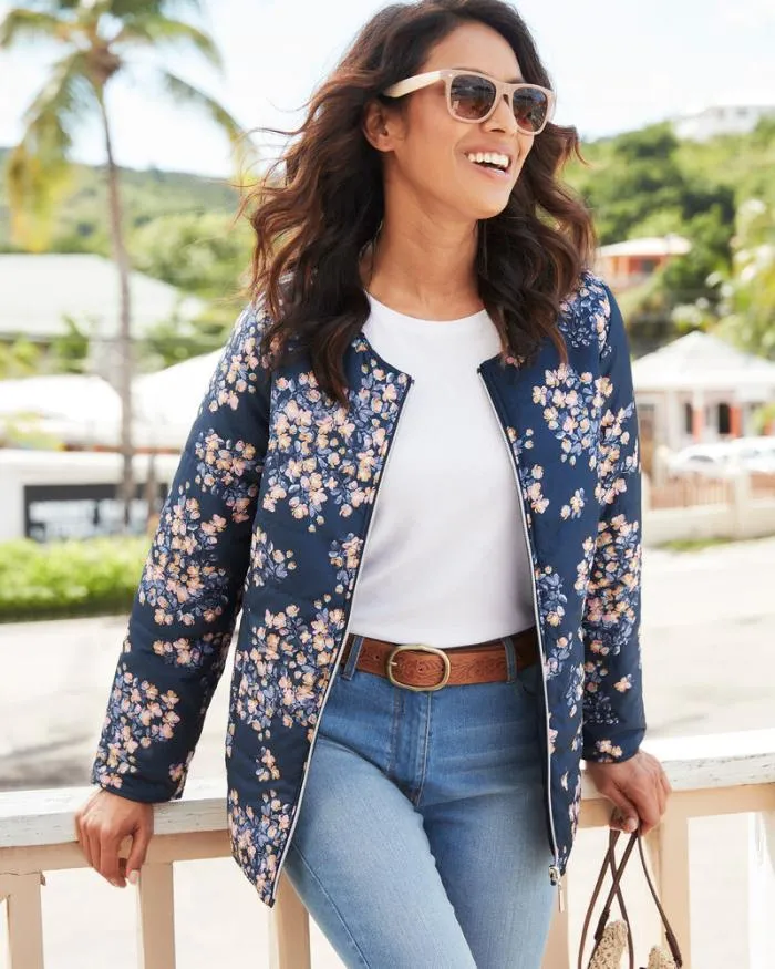 Cotton Traders Coats and Jackets Reversible Quilted Jacket 8211 Women