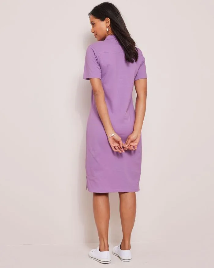 Cotton Traders Dresses Piqu Shirt Dress 8211 Women