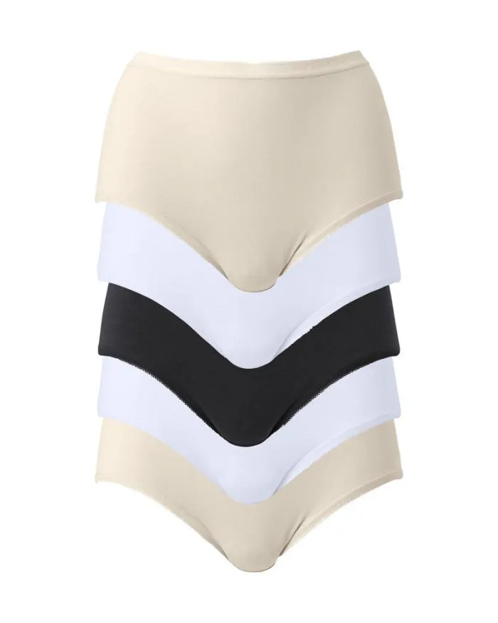 Cotton Traders Knickers 5 Pack Full Briefs 8211 Women