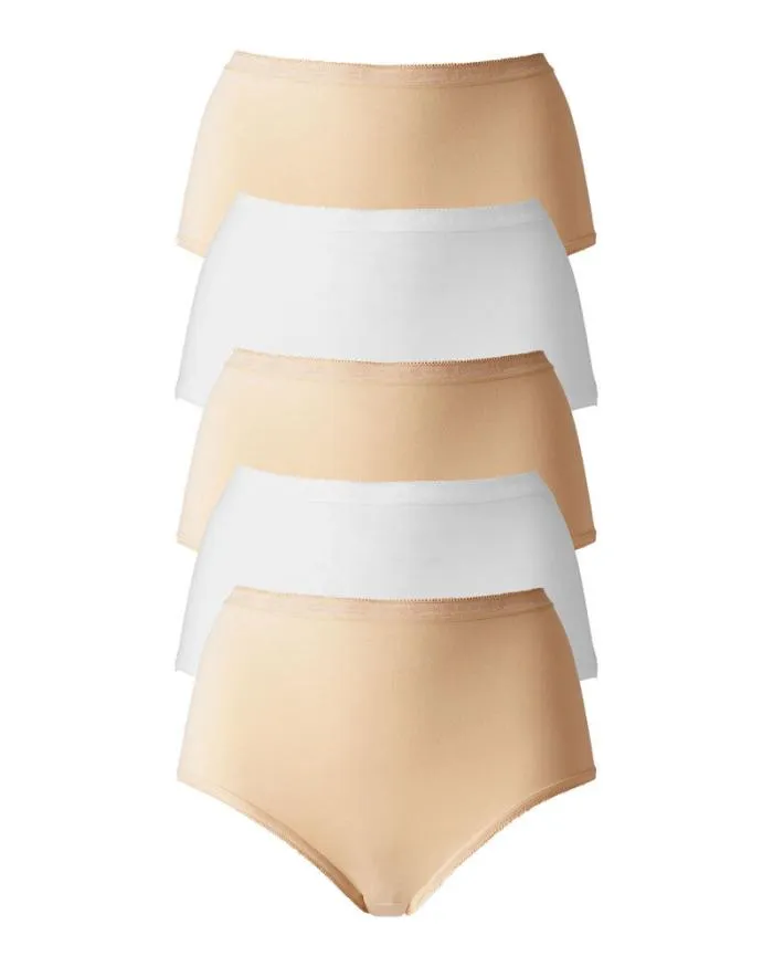 Cotton Traders Knickers 5 Pack Full Briefs 8211 Women