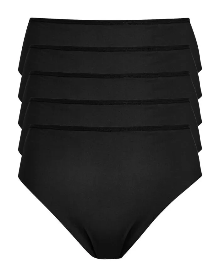 Cotton Traders Knickers 5 Pack NoVPL High Leg Briefs 8211 Women