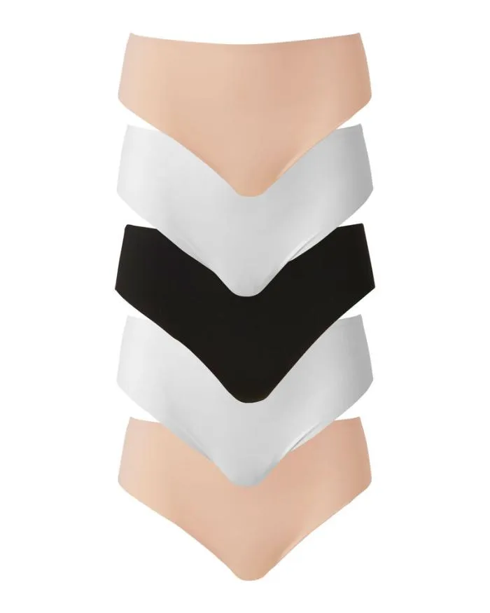 Cotton Traders Knickers 5 Pack NoVPL High Leg Briefs 8211 Women