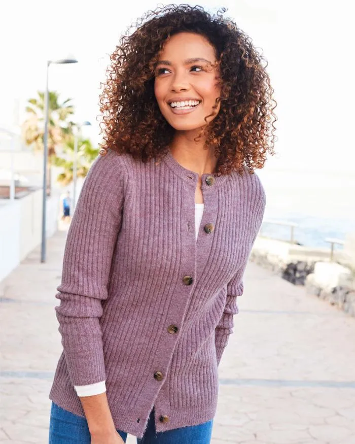 Cotton Traders Knitwear Cosy Button Cardigan 8211 Women
