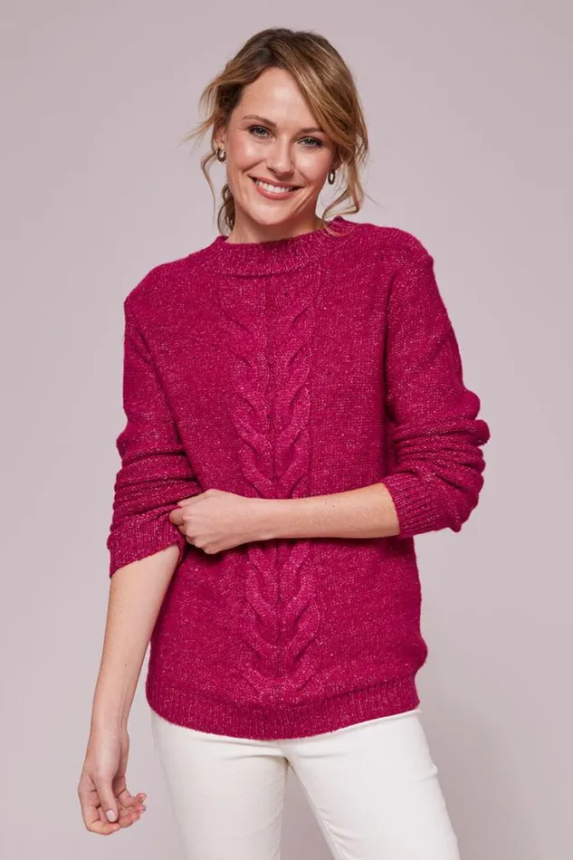 Cotton Traders Knitwear Fleck Turtleneck Jumper 8211 Women