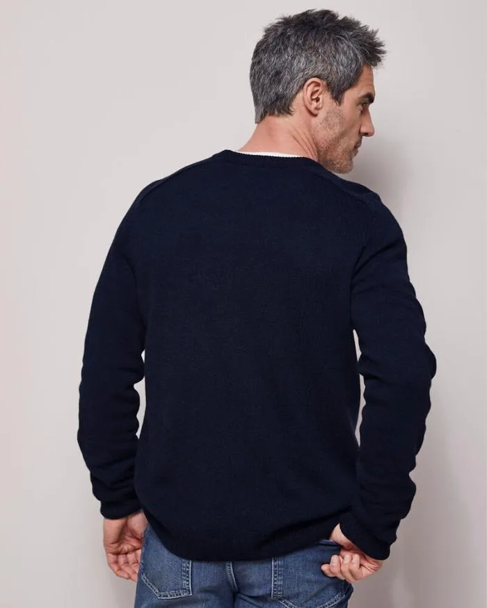 Cotton Traders Knitwear LambswoolRich Jumper 8211 Men