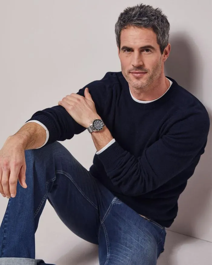 Cotton Traders Knitwear LambswoolRich Jumper 8211 Men