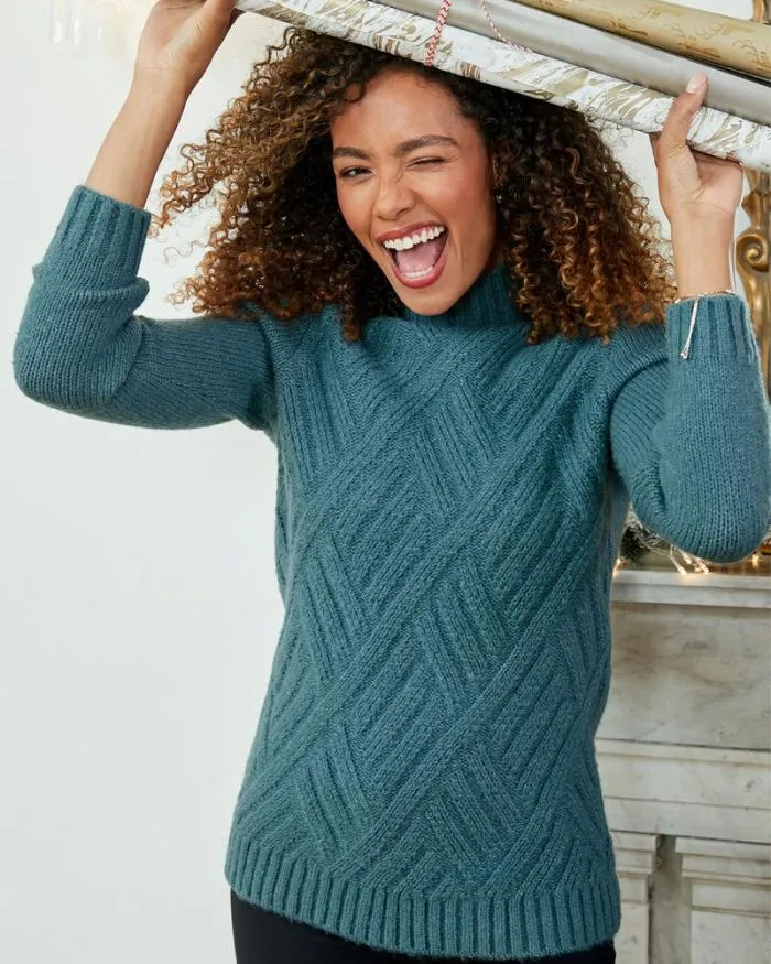 Cotton Traders Knitwear Turtleneck Jumper 8211 Women