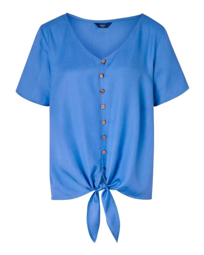 Cotton Traders Shirts and Blouses TieFront Blouse 8211 Women