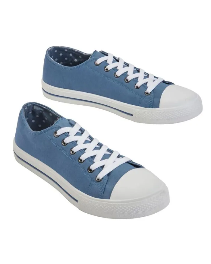 Cotton Traders Shoes Canvas LaceUp Pumps 8211 Women