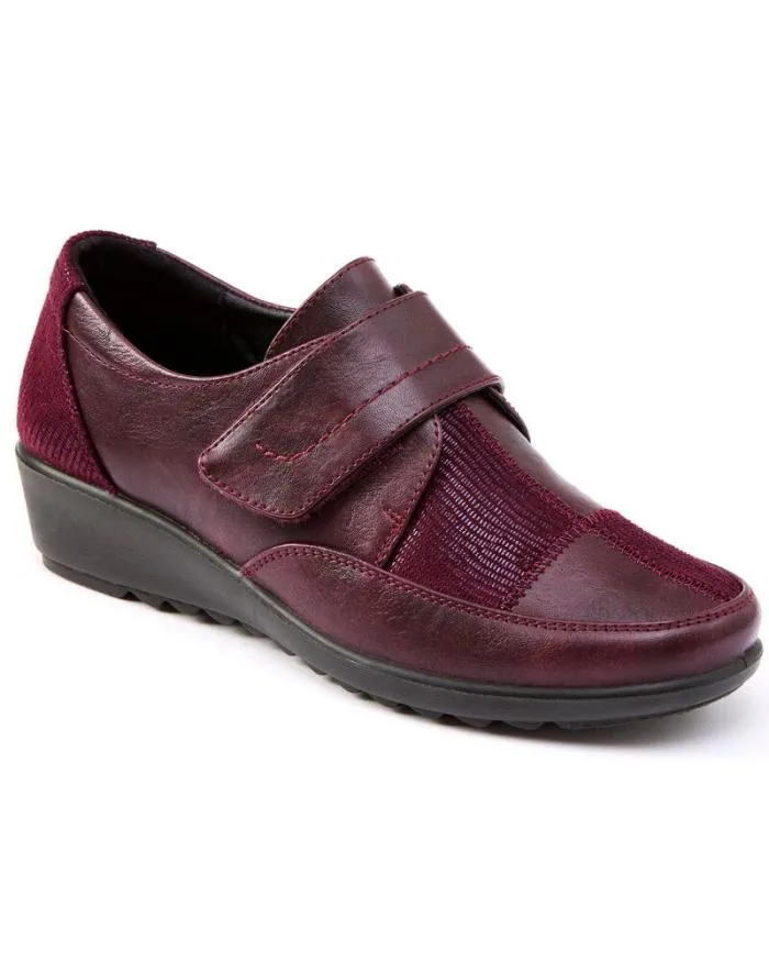 Cotton Traders Shoes Flexisole Patchwork Adjustable Shoes 8211 Women