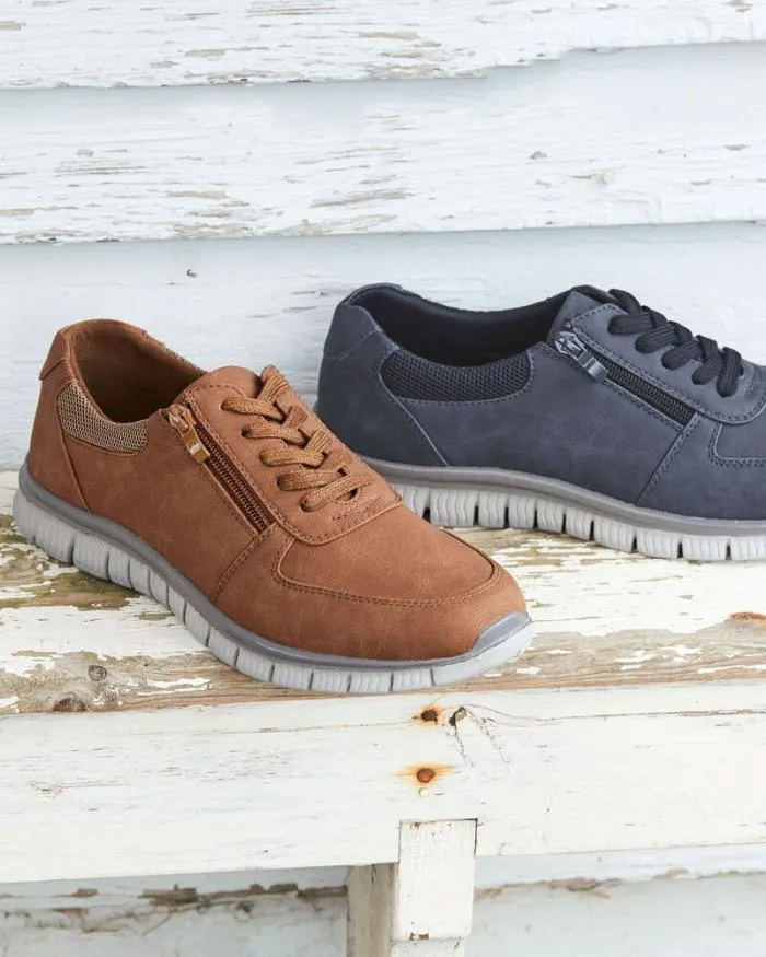 Cotton Traders Shoes Lightweight Side Zip Shoes 8211 Men