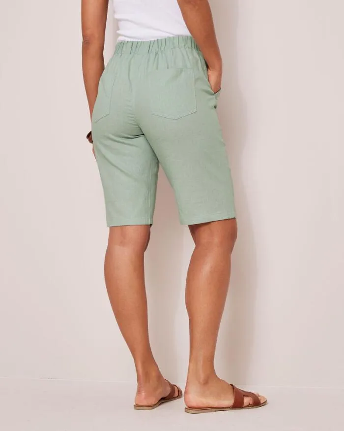 Cotton Traders Shorts LinenBlend Relaxed Fit Shorts 8211 Women