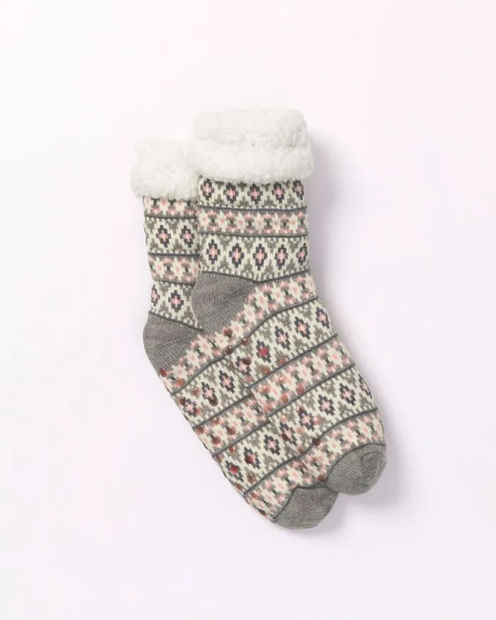 Cotton Traders Socks FleeceLined Slipper Socks 8211 Women