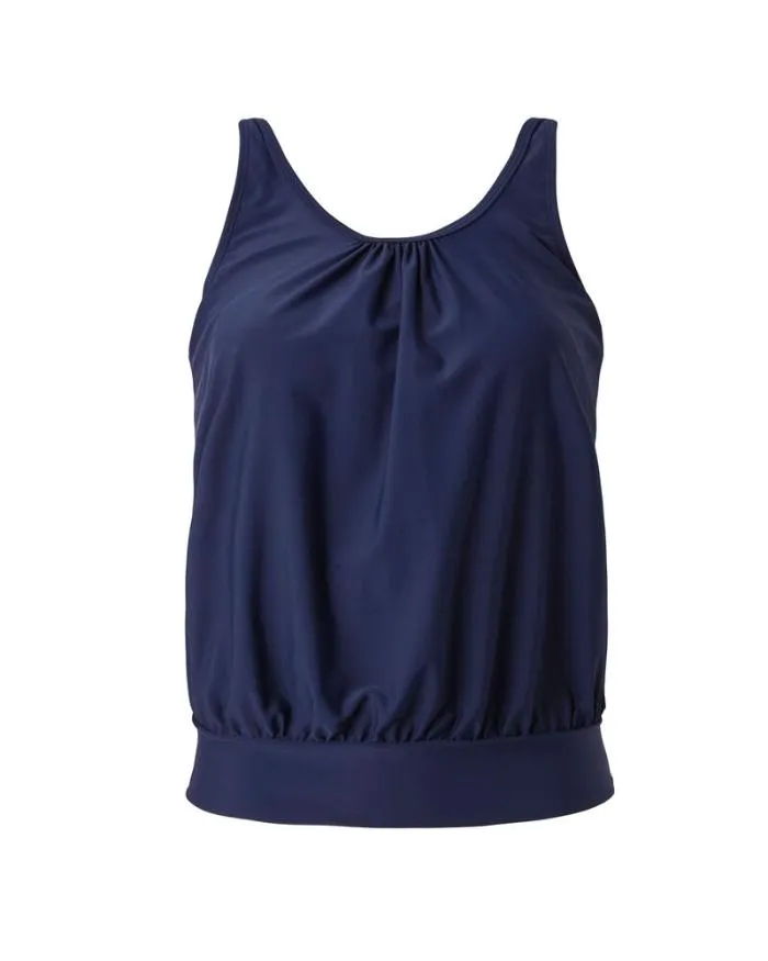 Cotton Traders Swimwear Scoop Neck Tankini Top 8211 Women