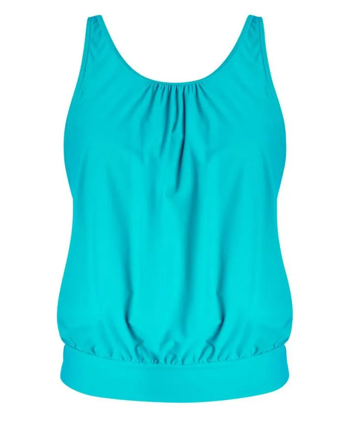 Cotton Traders Swimwear Scoop Neck Tankini Top 8211 Women