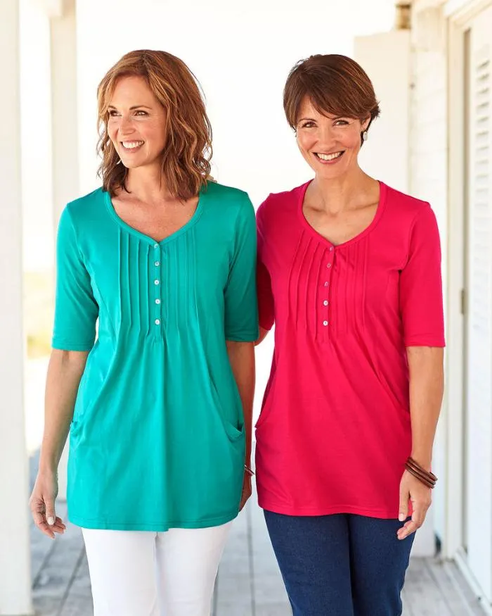 Cotton Traders Tops and TShirts 2 Pack Of Tunics 8211 Women