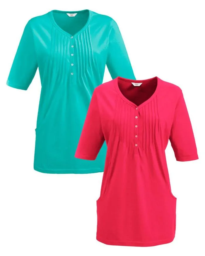 Cotton Traders Tops and TShirts 2 Pack Of Tunics 8211 Women