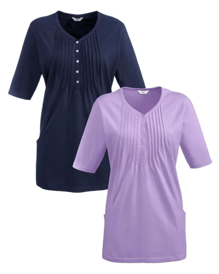 Cotton Traders Tops and TShirts 2 Pack Of Tunics 8211 Women