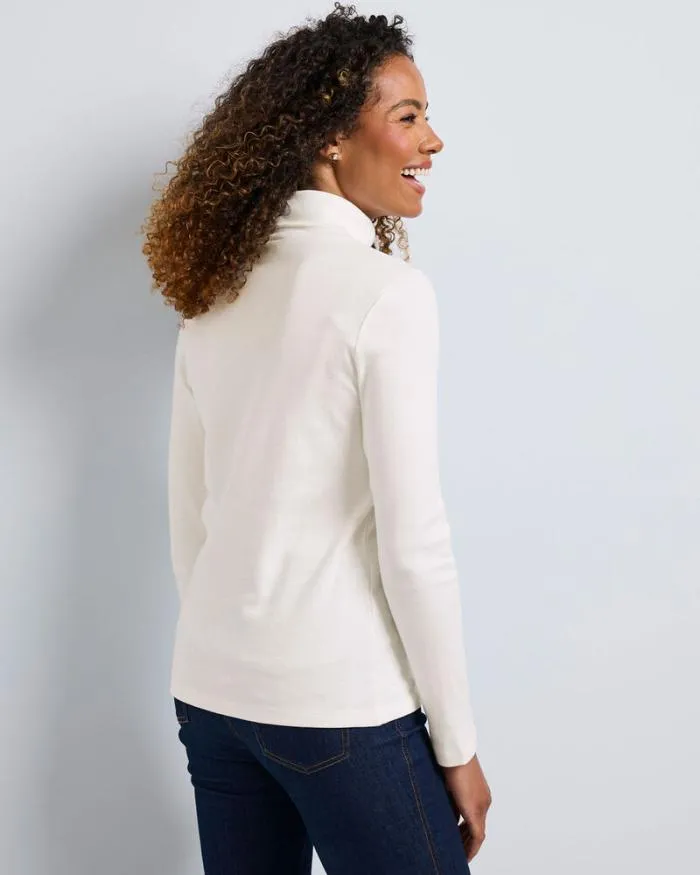 Cotton Traders Tops and TShirts CosyUp Long Sleeve Roll Neck Top 8211 Women