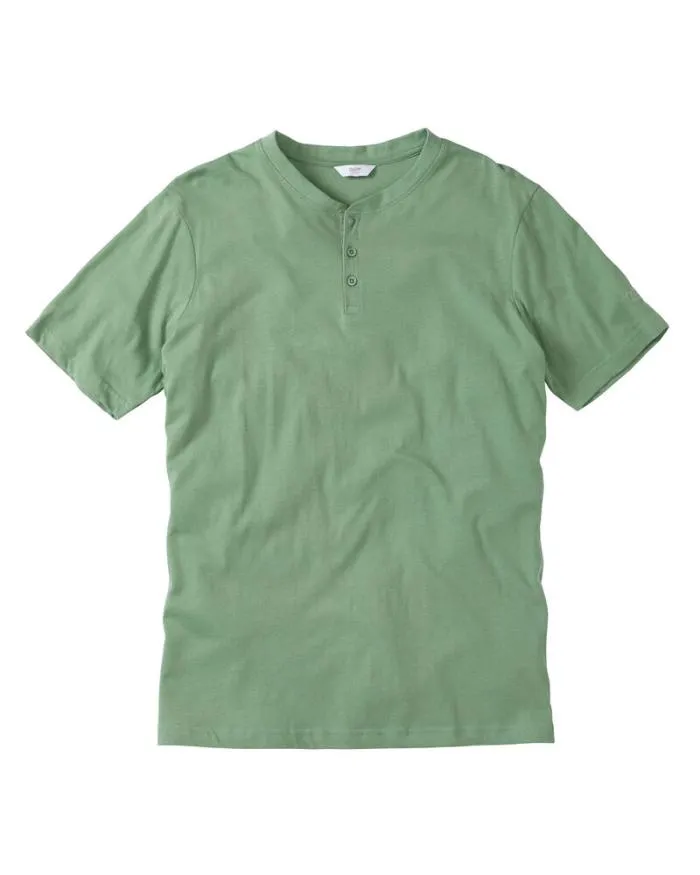 Cotton Traders Tops and TShirts Grandad TShirt 8211 WomenMenUnisex