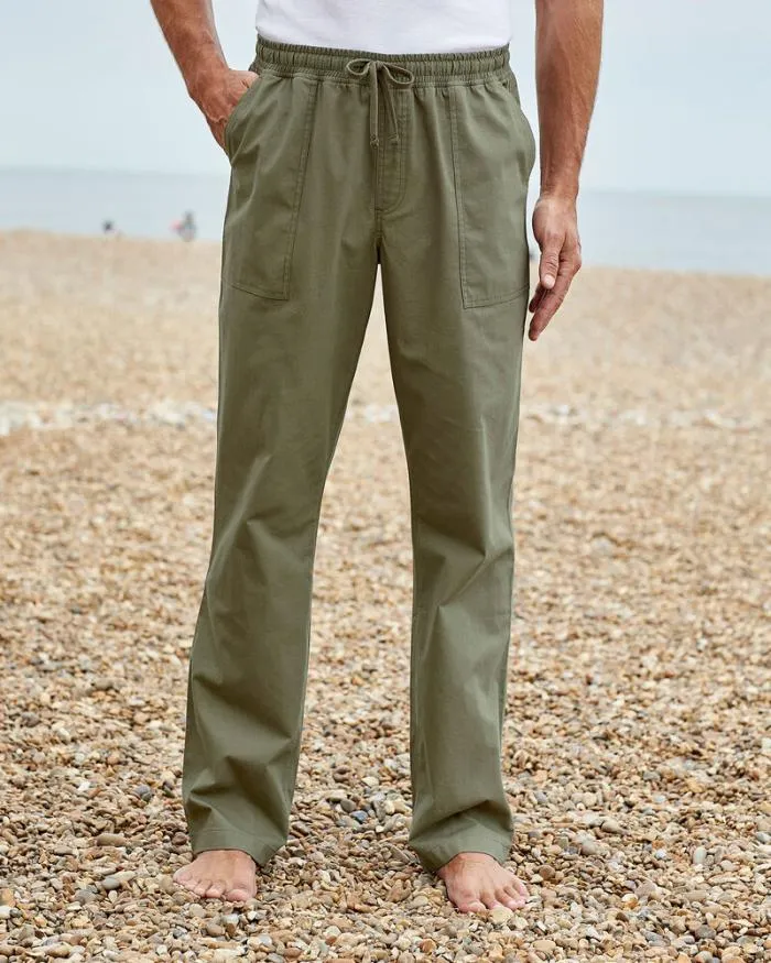 Cotton Traders Trousers Cotton PullOn Trousers 8211 WomenMenUnisex